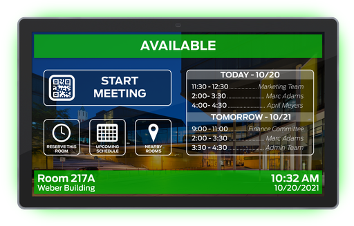 [RXT-8WM-B] Aurora 8” wall mount ReAX touch panel control system with serial, I/O, relay, IR, and Ethernet control ports (black)