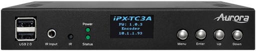 [IPX-TC3A-CF-Pro] Aurora 3rd gen. 4K 10Gbps SDVoE AV-over-IP transceiver box with 2 HDMI® in, 1 HDMI® out and advanced scaling (ASIC model, copper+fiber version)