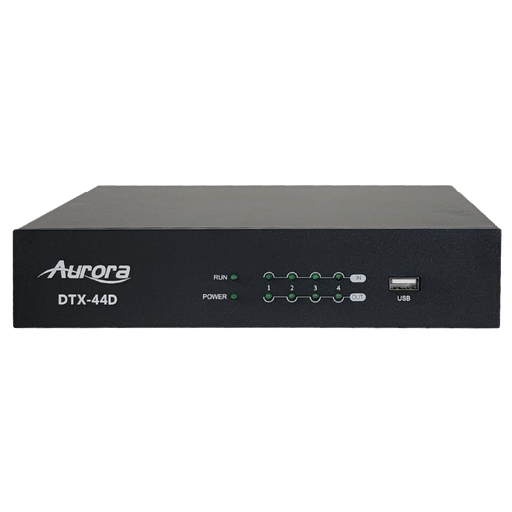 [DTX-44D] Aurora 4x4 Dante DSP with 4x4 analog in and out