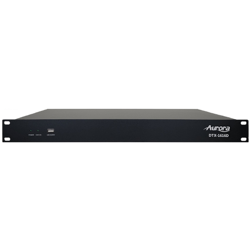 [DTX-1616D] Aurora 16x16 Dante DSP with 16x16 analog in and out