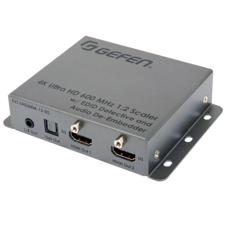 Gefen 4K Ultra HD 600 MHz 1:2 Scaler w/ EDID Detective and Audio De-Embedder