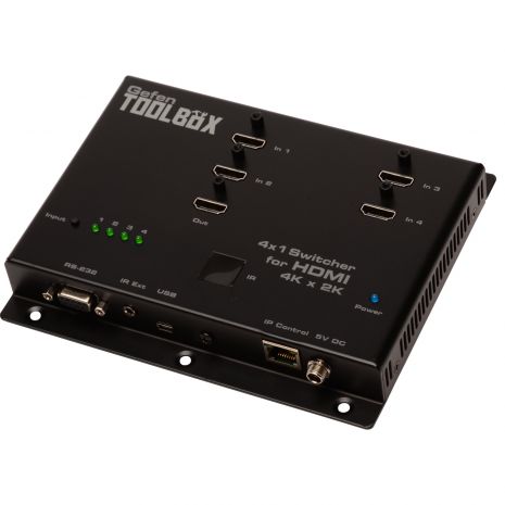 Gefen Switch 4 Ultra Hi-Def sources to one Ultra HD display with 3DTV and 4K X 2K Ultra Hi-Def support